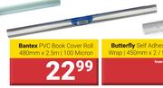 Bantex PVC Book Cover Roll 480mm x 2.5m/ 100 Micron