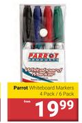 Parrot Whiteboard Markers 4Pack/6 Pack