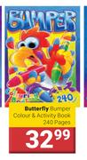 Butterfly Bumper Colour & Activity Book 240 Pages