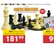 RGS Classic Chess Masters Chess Board Set