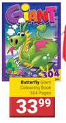 Butterfly Giant Colouring Book 304 Pages