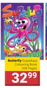 Butterfly Supadupa Colouring Book 208 Pages