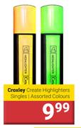 Croxley Create Highlighters Singles 