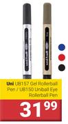 Uni UB157 Gel Rollerball Pen/ UB150 Uniball Eye Rollerball Pen