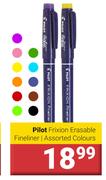 Pilot Frixion Erasable Fineliner