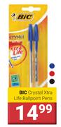 BIC Crystal Xtra Life Ballpoint Pens