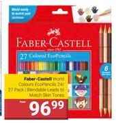 Faber-Castell World Colours Eco Pencils 24-Pack Of 27