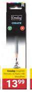 Croxley Graphite Pencils HB Woodfree-Pack Of 6