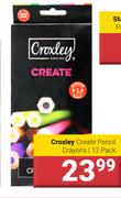 Croxley Create Pencil Crayons-Pack Of 12