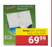 Donau 2021 A5 Filofax Page A Day Refills