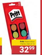 Pritt Watercolour Paints-Set Of 12