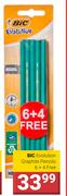 BIC Evolution Graphite Pencils-6+4 Free