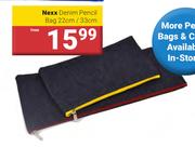 Nexx Denim Pencil Bag 22cm/ 33cm