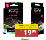 Croxley Create Oil Pastels-Pack of 12/ Pack Of 16