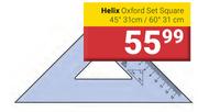 Helix Oxford Set Square 45 Degree 31cm/60 Degree 31cm