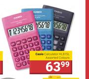 Casio Calculator HL815L Assorted Colours