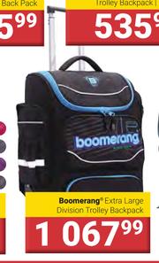 Special Boomerang Extra Large Division Trolley Backpack m.guzzle .za