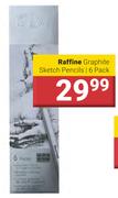 Raffine Graphite Sketch Pencils 6 Pack