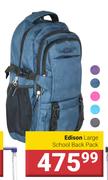 Edison Large School Backpack