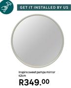 Inspire Sweet Pampa Mirror 42cm