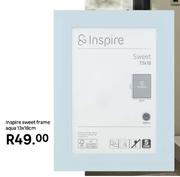 Inspire Sweet Frame Aqua 13 x 18cm