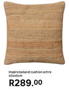 Inspire Ballarat Cushion Ochre 45 x 45cm