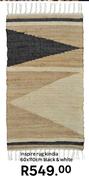 Inspire Rug Kindia 60 x 110cm Black & White