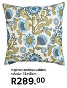 Inspire Nandina Cushion M/Colour 45 x 45cm