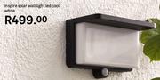 Inspire Solar Wall Light LED Cool White