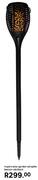 Inspire Solar Garden LED Spike Beacon USB Black