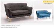 Emma Fabric 2 Seater