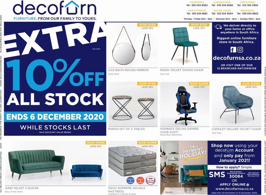 Decofurn edenvale sale