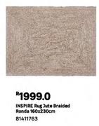 Inspire Rug Jute Braided Ronda 81411763-160 x 230xm