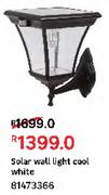 Solar Wall Light Cool White 81473366