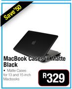 MacBook Cases In Matte Black