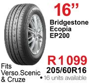 Bridgestone Ecopia EP200 Tyre - 205/60R16