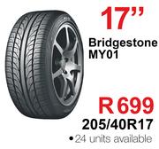 Bridgestone MY01 Tyre - 205/40R17