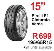 Pirelli P1 Cinturato Verde Tyre - 195/65R15