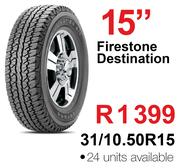 Firestone Destination Tyre -  31/10.50R15