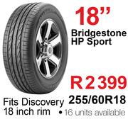 Bridgestone HP Sport Tyre - 255/60R18