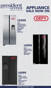 President Hyper : Appliance Sale (16 April- 31 May 2024 While Stocks Last)