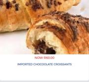 Imported chocoolate croissants