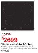 Vitroceramic Hob Candy 60cm