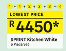 Sprint Kitchen White 6 Piece Set