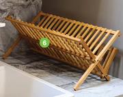 Bamboo Dish Rack 44.5cm x 40cm x H26cm