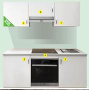 Sprint Kitchen White 6 Piece Set