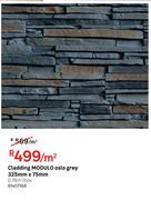 Modulo Oslo Grey Cladding 325mm x 75mm-0.78Sqm/Box