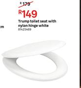 Trump Toilet Seat With Nylon Hinge White