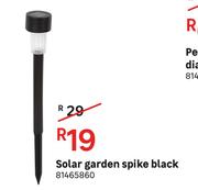 Spike Black Solar Garden 