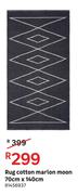 Rug Cotton Marlon Moon 70cm x 140cm